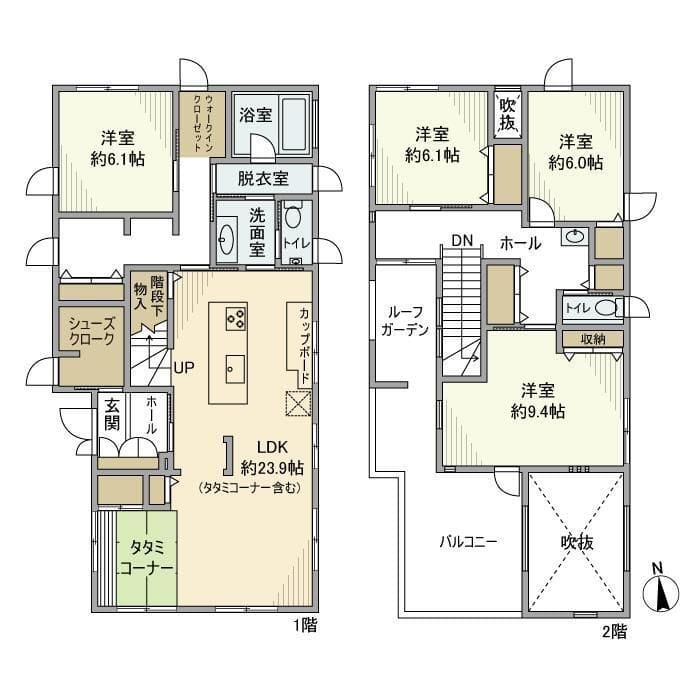 南花島戸建 0 間取り図