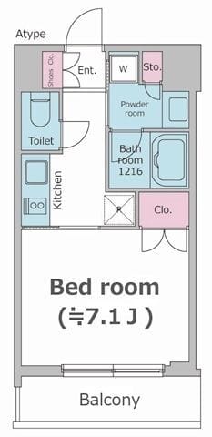 パークフラッツ渋谷代官山 305 間取り図
