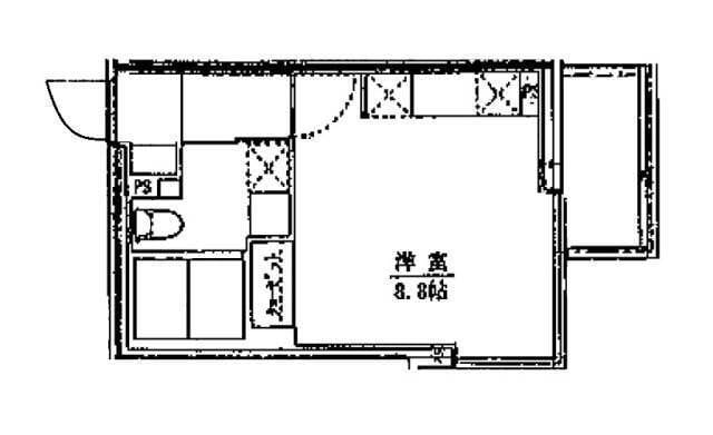 ライフゾーン藤沢 202 間取り図