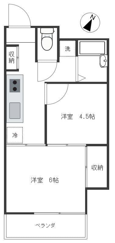フロール氷川台 302