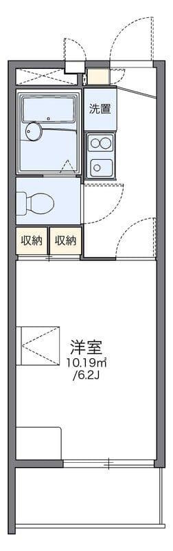 レオパレス小茂根 301 間取り図