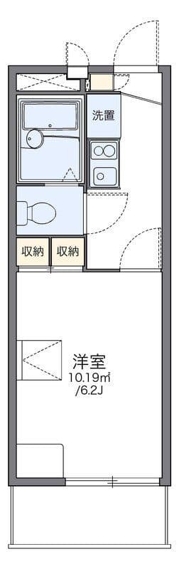 レオパレス小茂根 308 間取り図