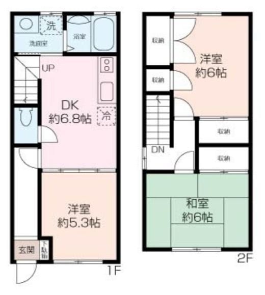 保土ヶ谷テラス B 間取り図