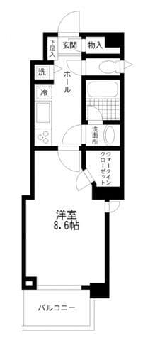 フルグラール池袋 506 間取り図