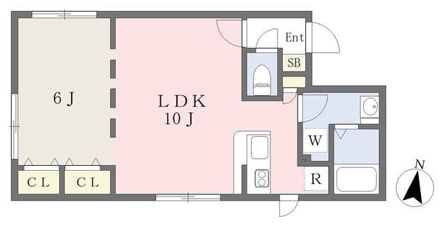 Branche桜新町 403 間取り図