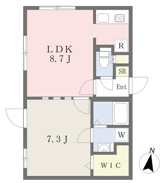 Branche桜新町 404 間取り図