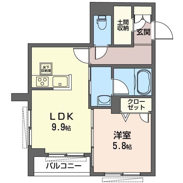 グラティチュード 101 間取り図