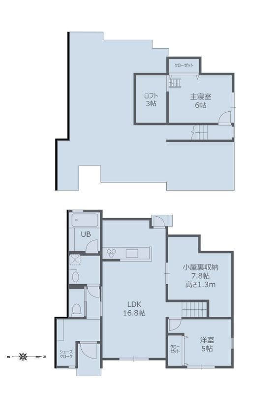 サンバレー上大岡ノイン NORTH 間取り図