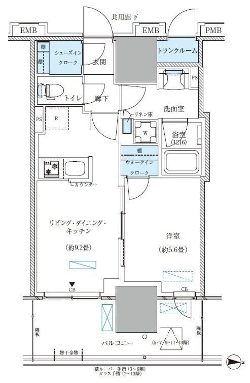 パークアクシス西大島コンフォートスクエア 1125 間取り図