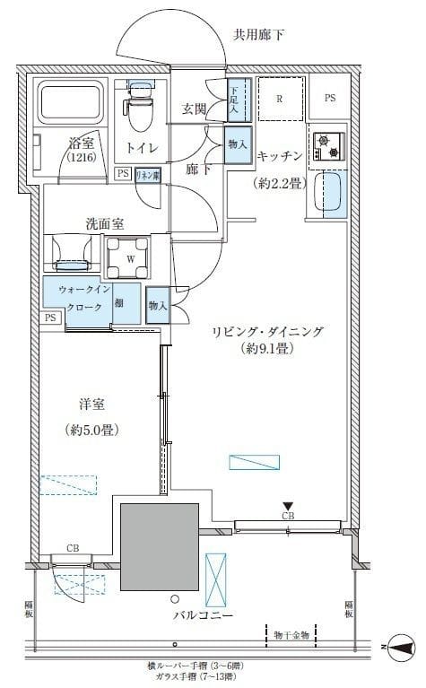 パークアクシス西大島コンフォートスクエア 428 間取り図