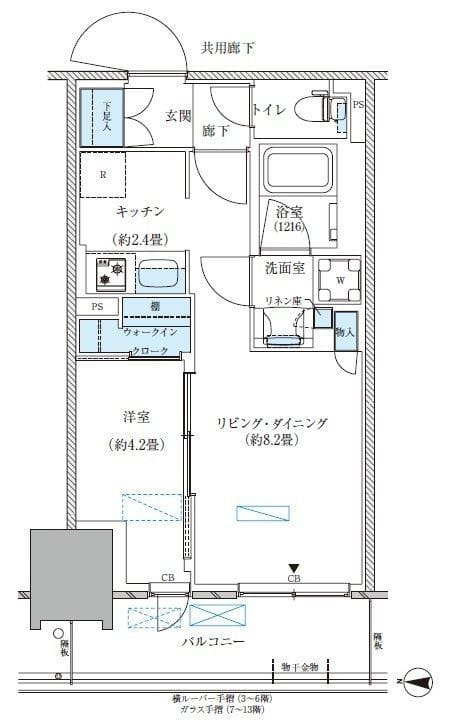 パークアクシス西大島コンフォートスクエア 432 間取り図