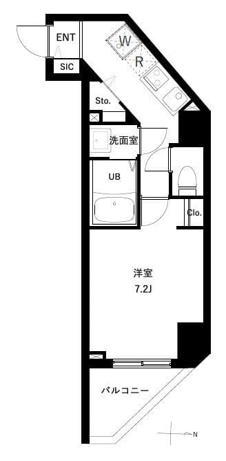 アーバンパーク入谷 301 間取り図