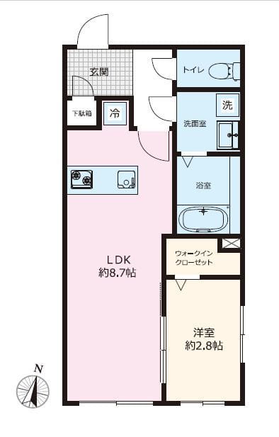 ステラコート文京春日 302 間取り図