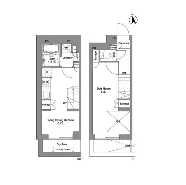コンフォリア戸越公園 101 間取り図