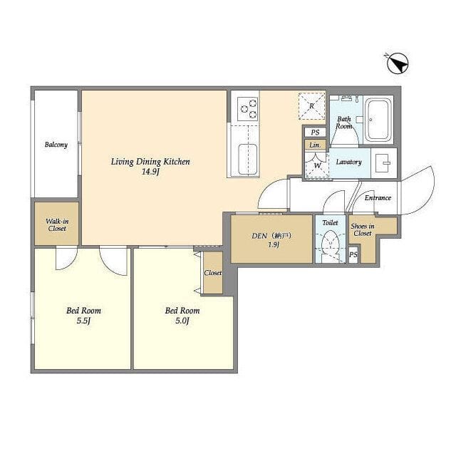 アジュールテラス目黒祐天寺 206