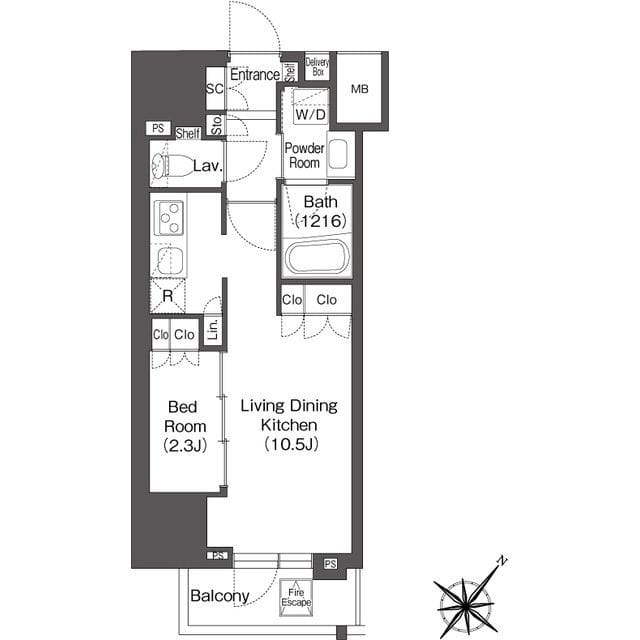 レフィールオーブ代々木 0704