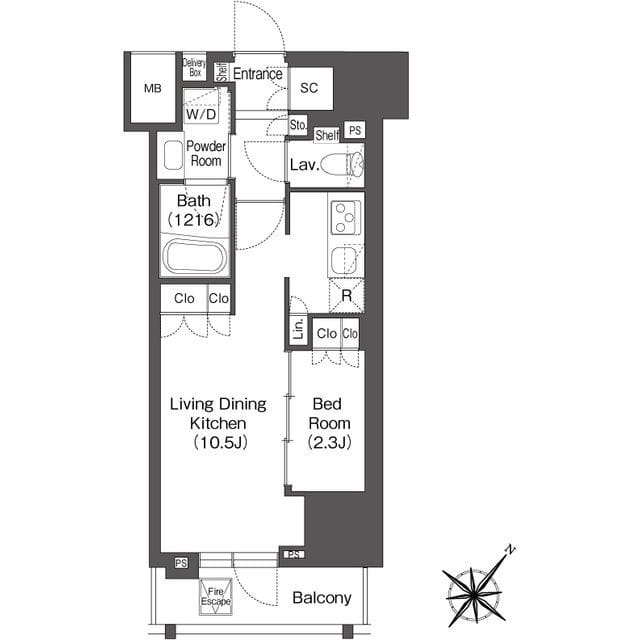 レフィールオーブ代々木 1203