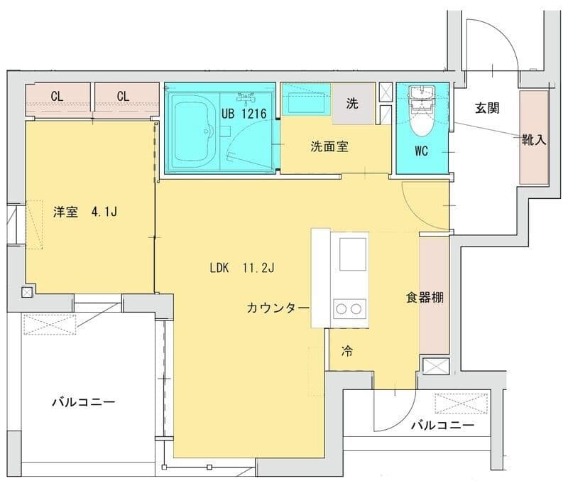 FOOTON桜新町(フートン桜新町) 302 間取り図