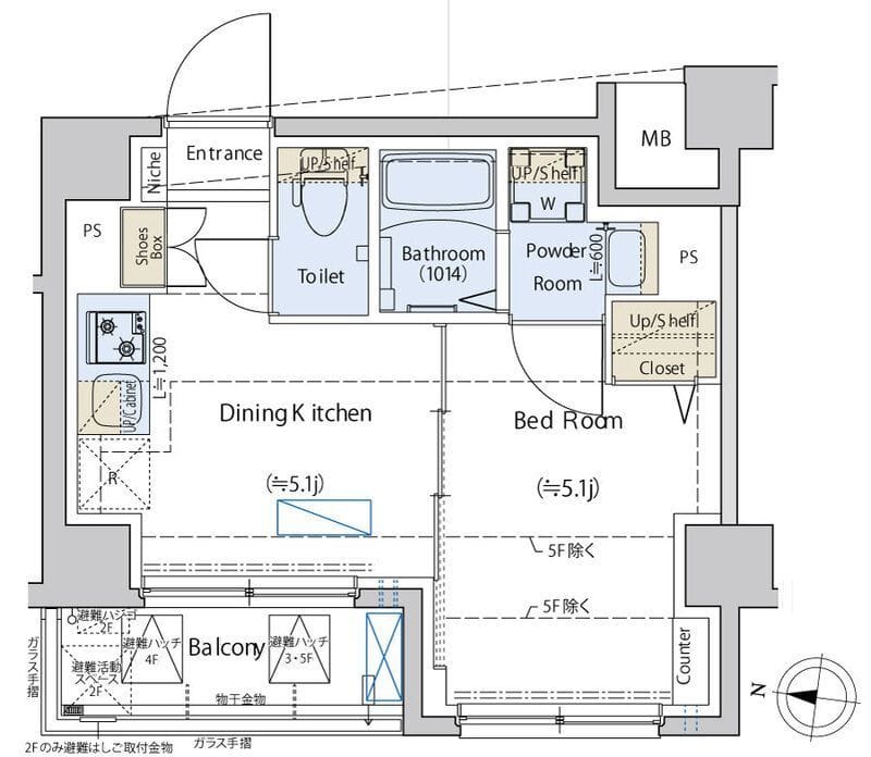 Cedar Plaza目黒本町 301 間取り図