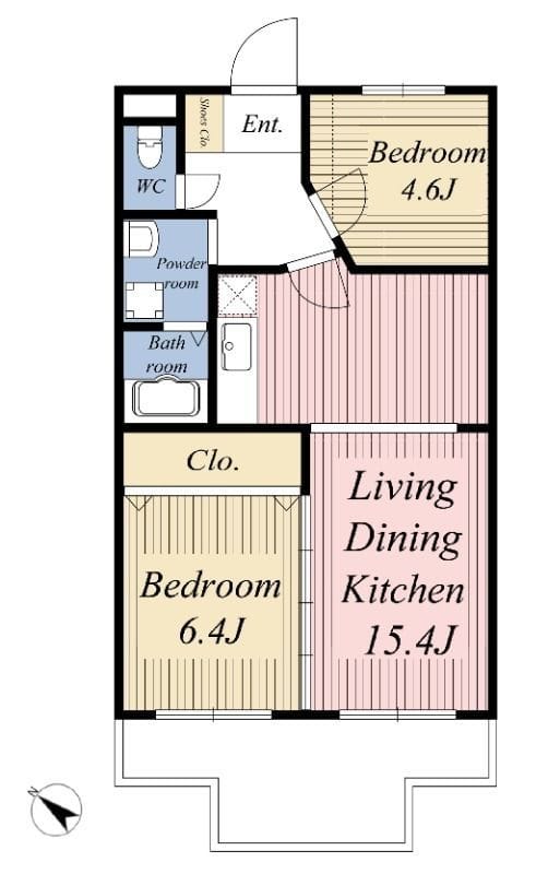 エトワール船堀 304 間取り図