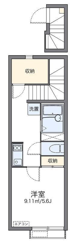 レオネクストウィステリアⅢ 202 間取り図