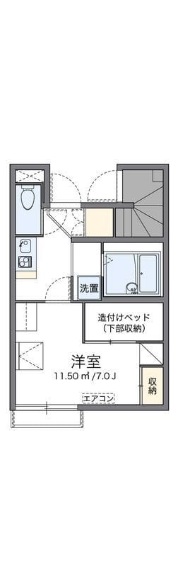 レオパレスプリマベーラ南阿佐谷 101 間取り図