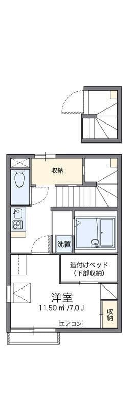 レオパレスプリマベーラ南阿佐谷 205 間取り図