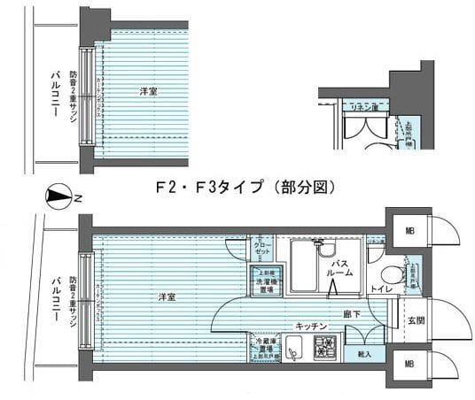 トーシンフェニックス新高円寺参番館 504 間取り図