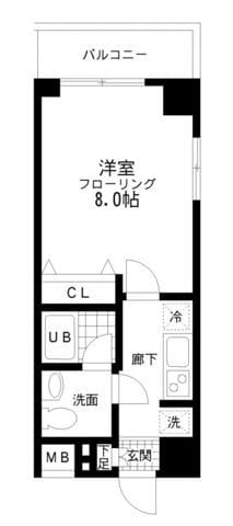 レジディア桜上水 0605 間取り図