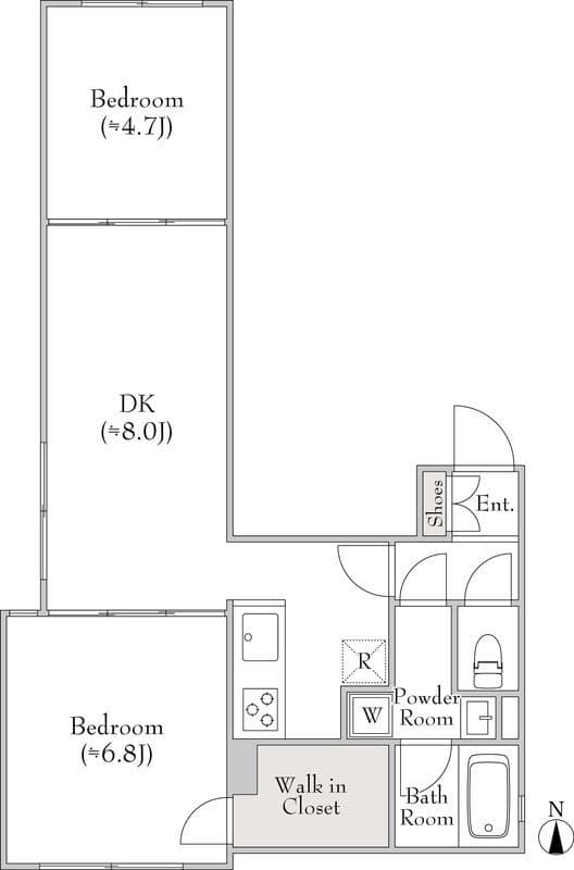 FARE目白 101 間取り図
