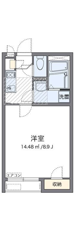 クレイノSchwan 106 間取り図