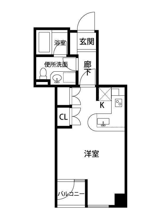 ハウスリンデ 402 間取り図