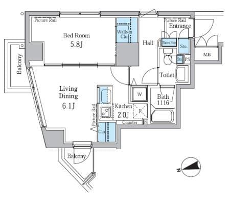 パークアクシス御徒町 404