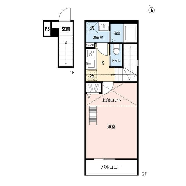 コートヤード砧 207 間取り図
