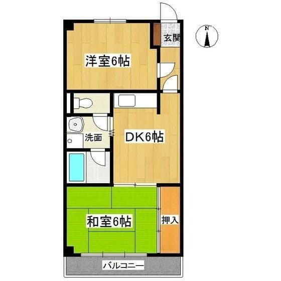 コージーハイムA棟 0103 間取り図