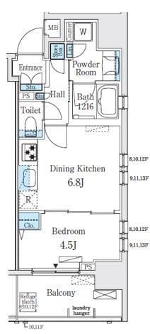 レジディア大手町北 1201