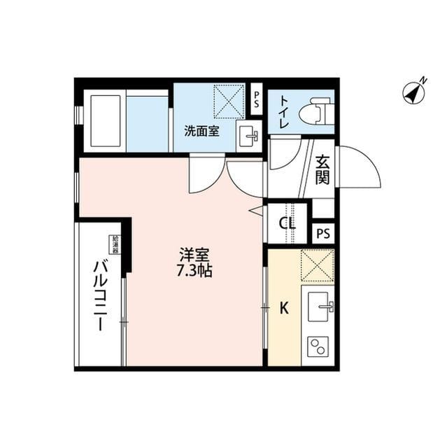 アムール幡代 201 間取り図