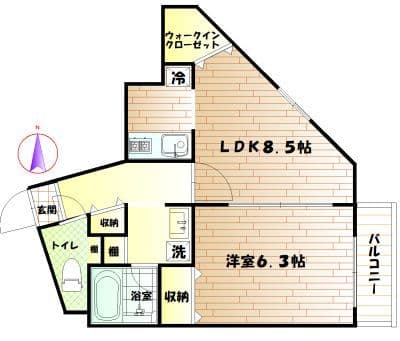 ベネチアーノ 308 間取り図