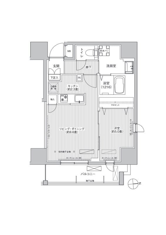 レジェンダリーガーデン赤羽イーストビュー 501