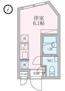 RAMIi板橋本町 401 間取り図