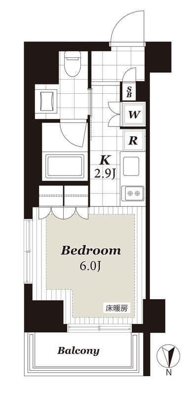 レジデンシャルステート白金 5階部分 12.8万円/10,000円/入力なし