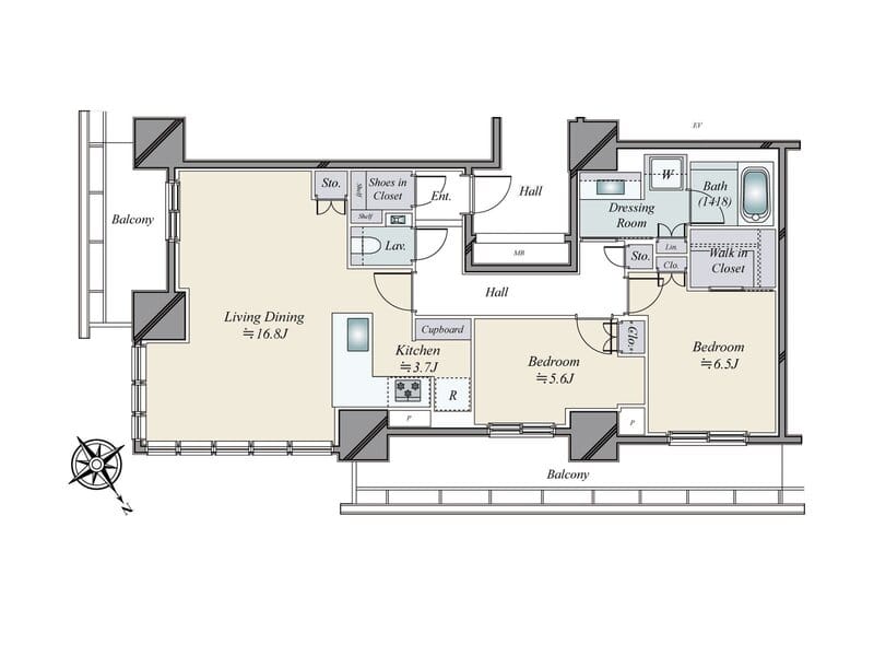 BrilliaTower浜離宮 2709