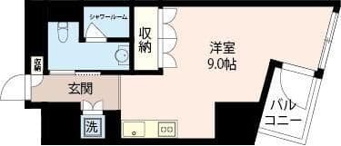 エスティメゾン板橋C6 1108 間取り図