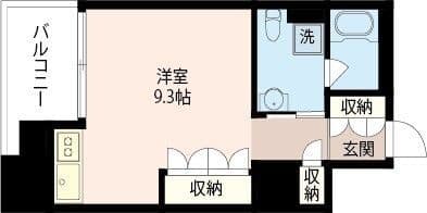 エスティメゾン板橋C6 1202 間取り図