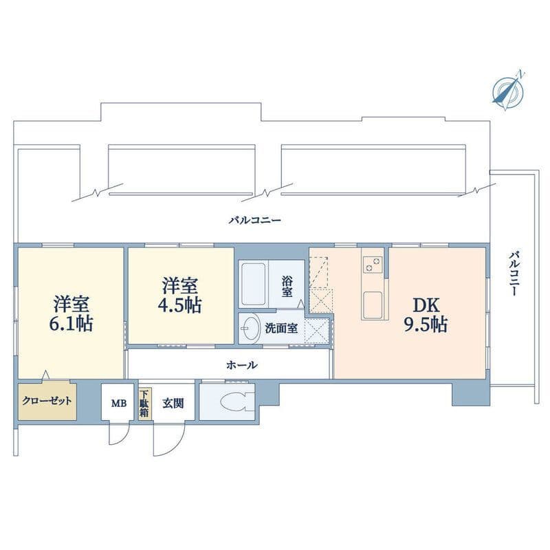 The Orchid Manor 303 間取り図