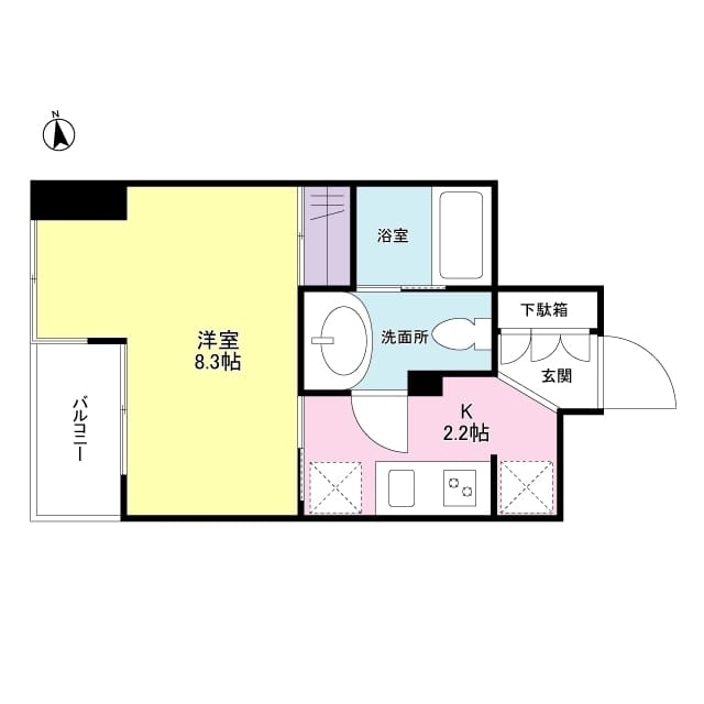プロスペクト荻窪 103 間取り図