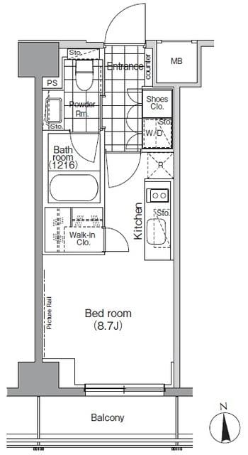 パークハビオ秋葉原 206