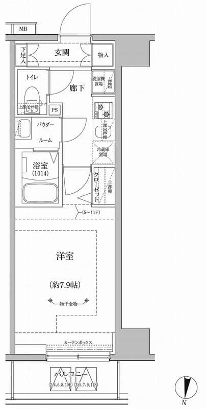 RELUXIA立石 602 間取り図