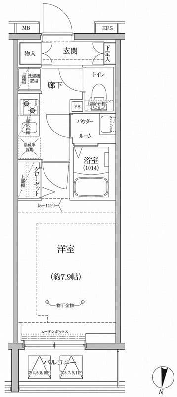 RELUXIA立石 804 間取り図