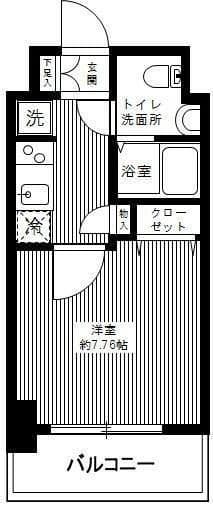 アイル東京向島弐番館 102 間取り図